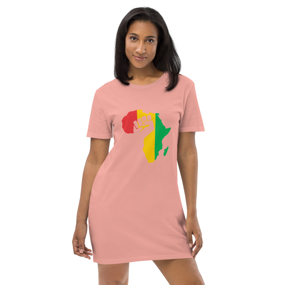 Africa Organic Cotten Tee Dress