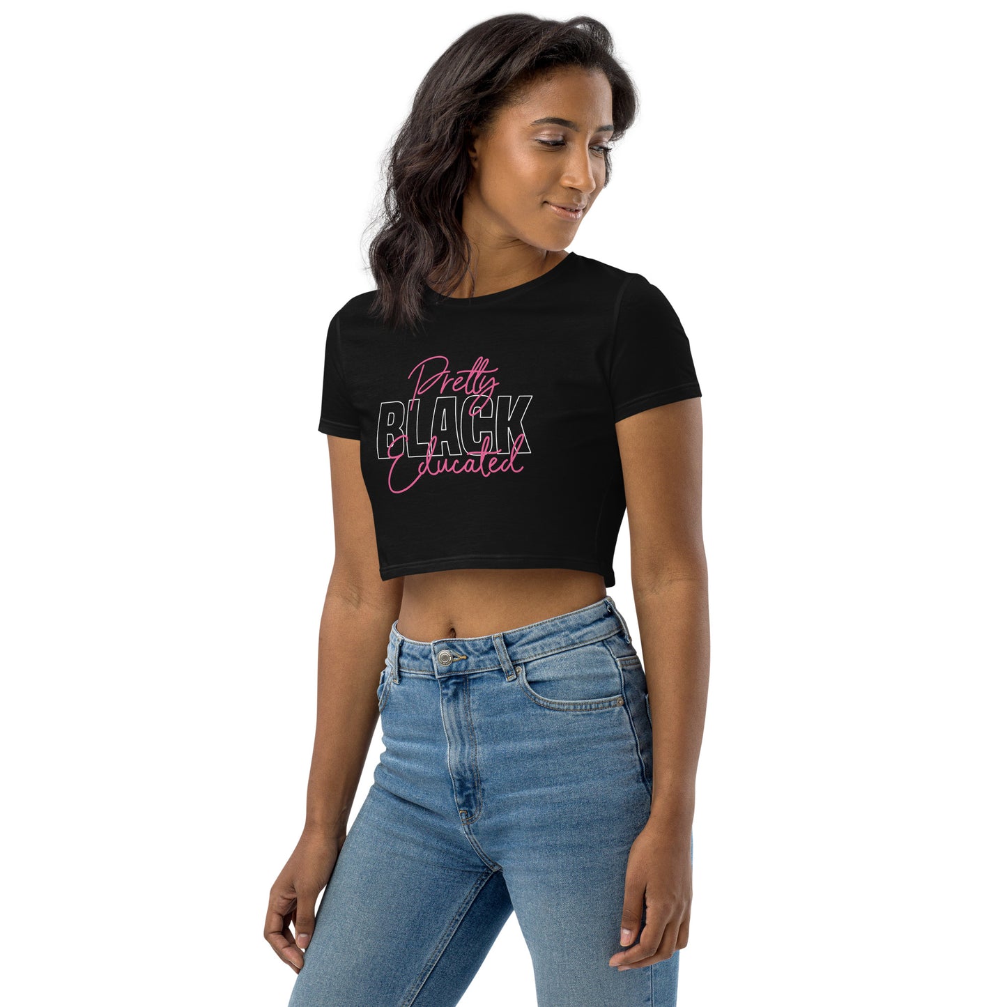 Pretty Black Educated Crop Top