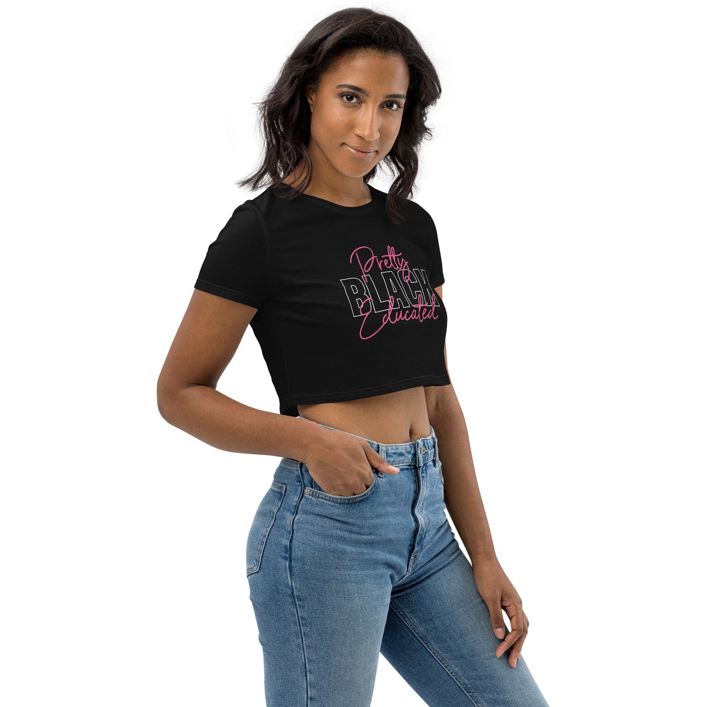 Pretty Black Educated Crop Top