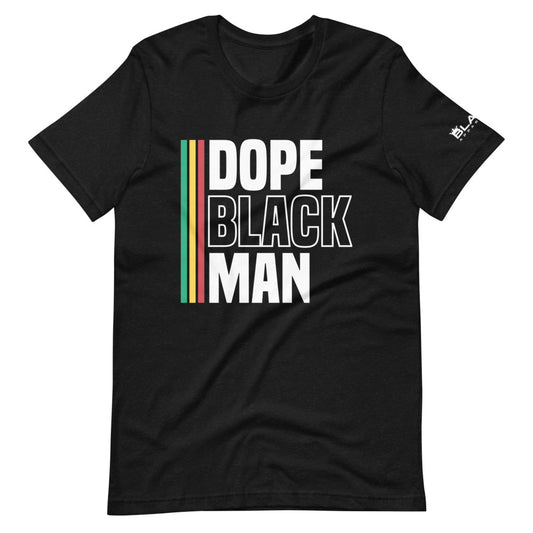 Dope Black Man Short-Sleeve Unisex T-Shirt