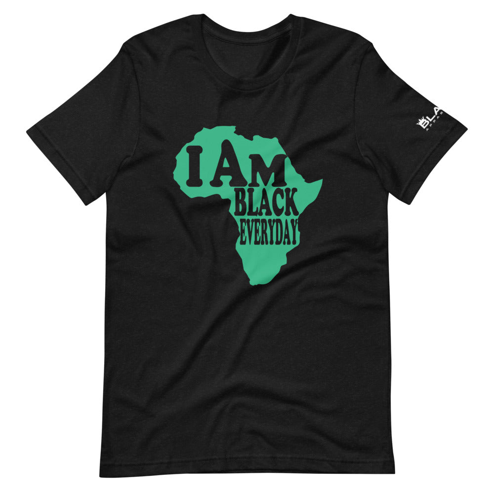 I Am Black Everyday Short-Sleeve Unisex T-Shirt