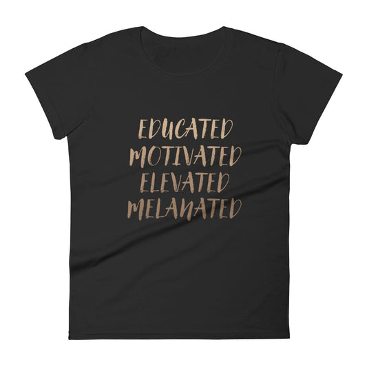 Empowered Melanin Women's Short Sleeve T-shirt