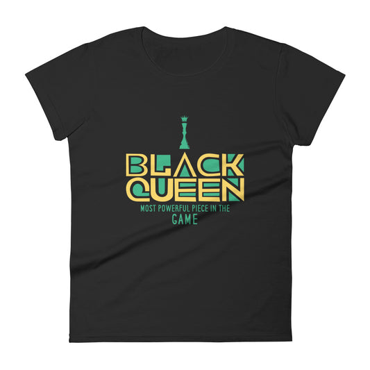 Black Queen Chess Women's Short Sleeve T-shirt