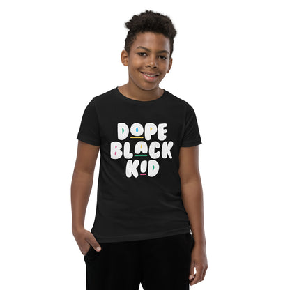 Dope Black Kid Youth Short Sleeve T-Shirt